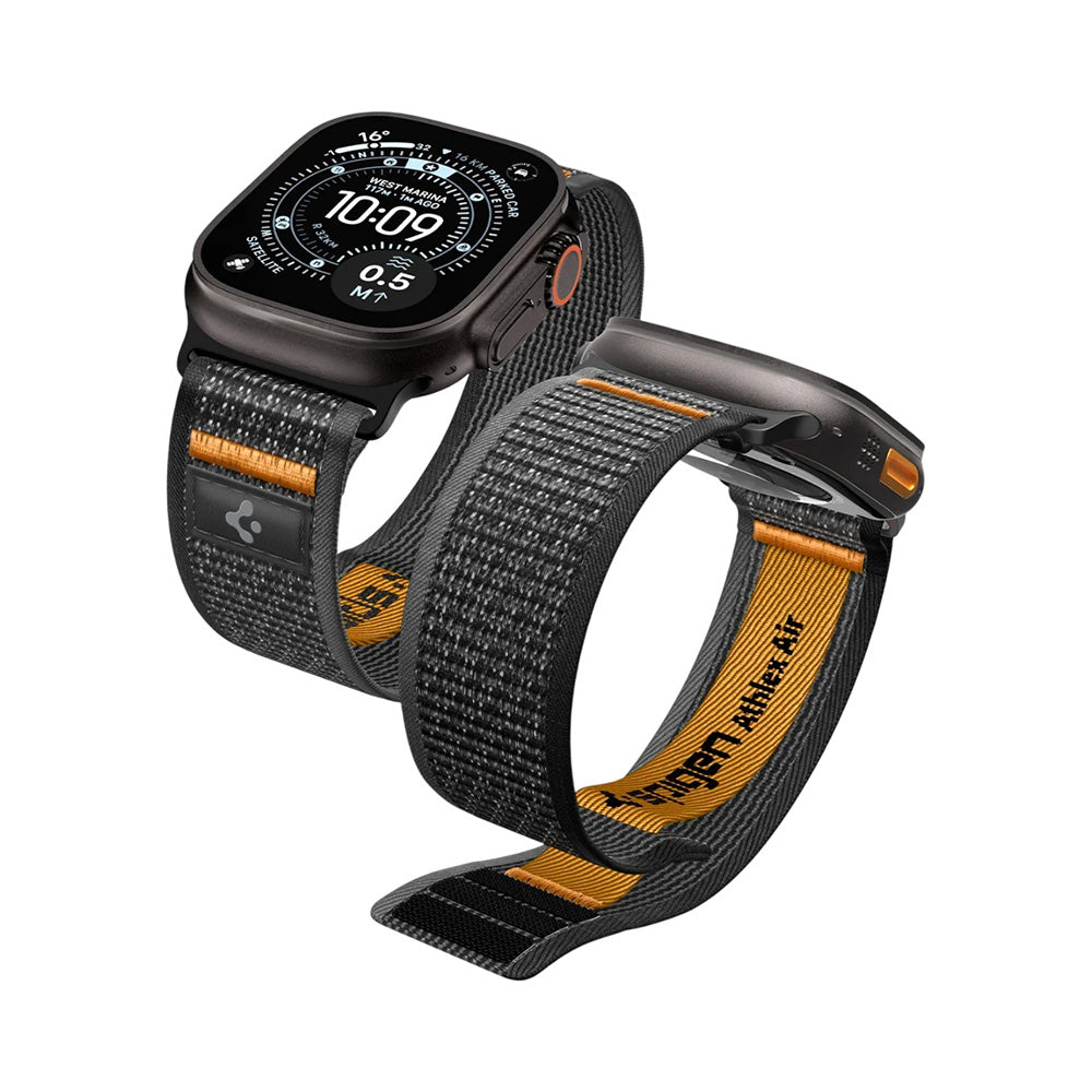 Spigen Athlex Air 2 rem til Apple Watch 49mm / 46mm / 45mm / 44mm serien, Orange AMP10607