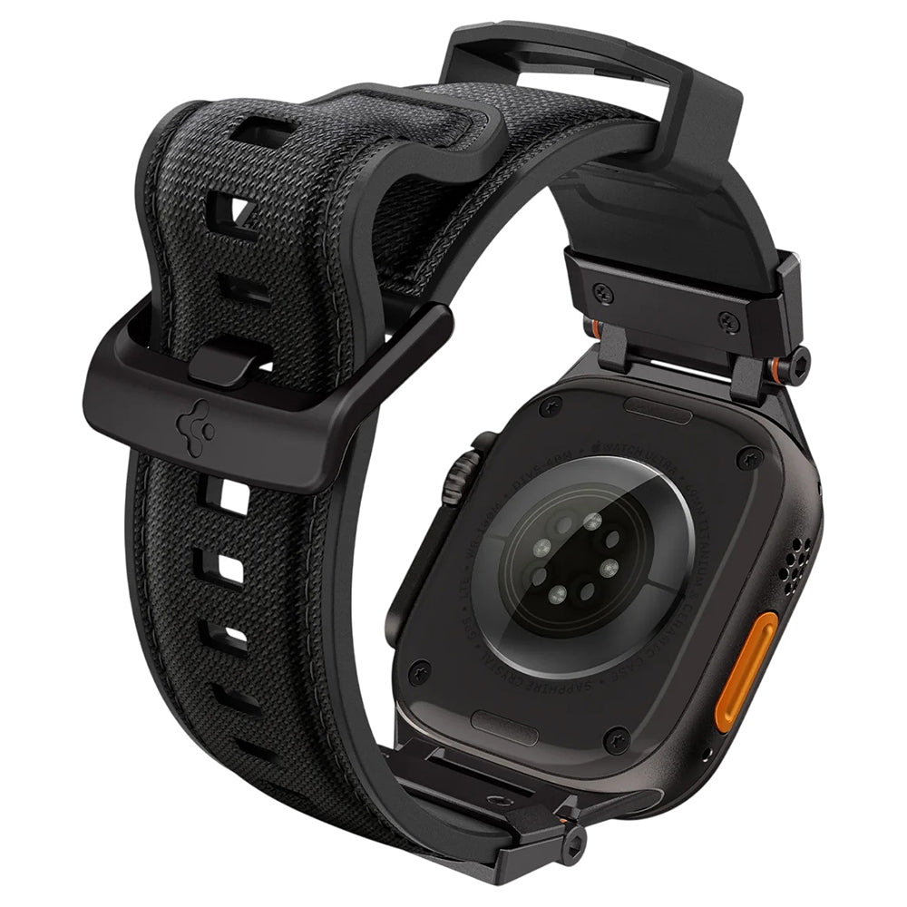 Spigen DuraPro Armor rem til Apple Watch 49mm / 46mm / 45mm / 44mm / 42mm-serien, sort AMP06065