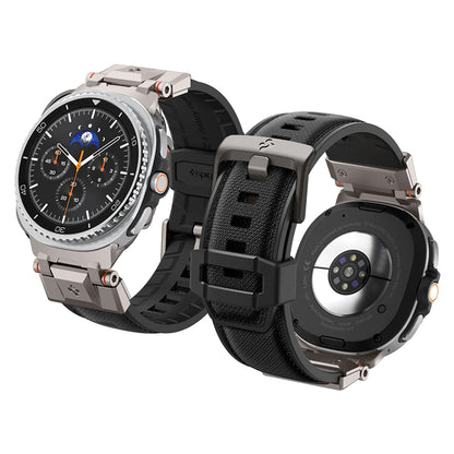 Spigen DuraPro Armor rem til Samsung Galaxy Watch9 / Watch8 / Watch8 Classic-serien, grå AMP10118