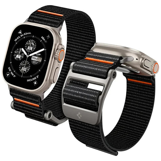 Spigen DuraPro Flex rem til Apple Watch 49mm / 46mm / 45mm / 44mm-serien, sort AMP05981