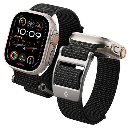 Spigen DuraPro Flex rem til Apple Watch 49mm / 46mm / 45mm / 44mm-serien, sort AMP02465