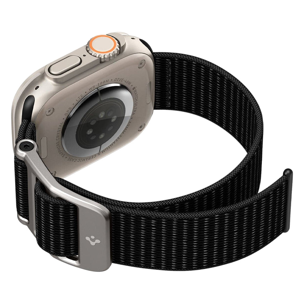 Spigen DuraPro Flex rem til Apple Watch 49mm / 46mm / 45mm / 44mm-serien, sort AMP02465