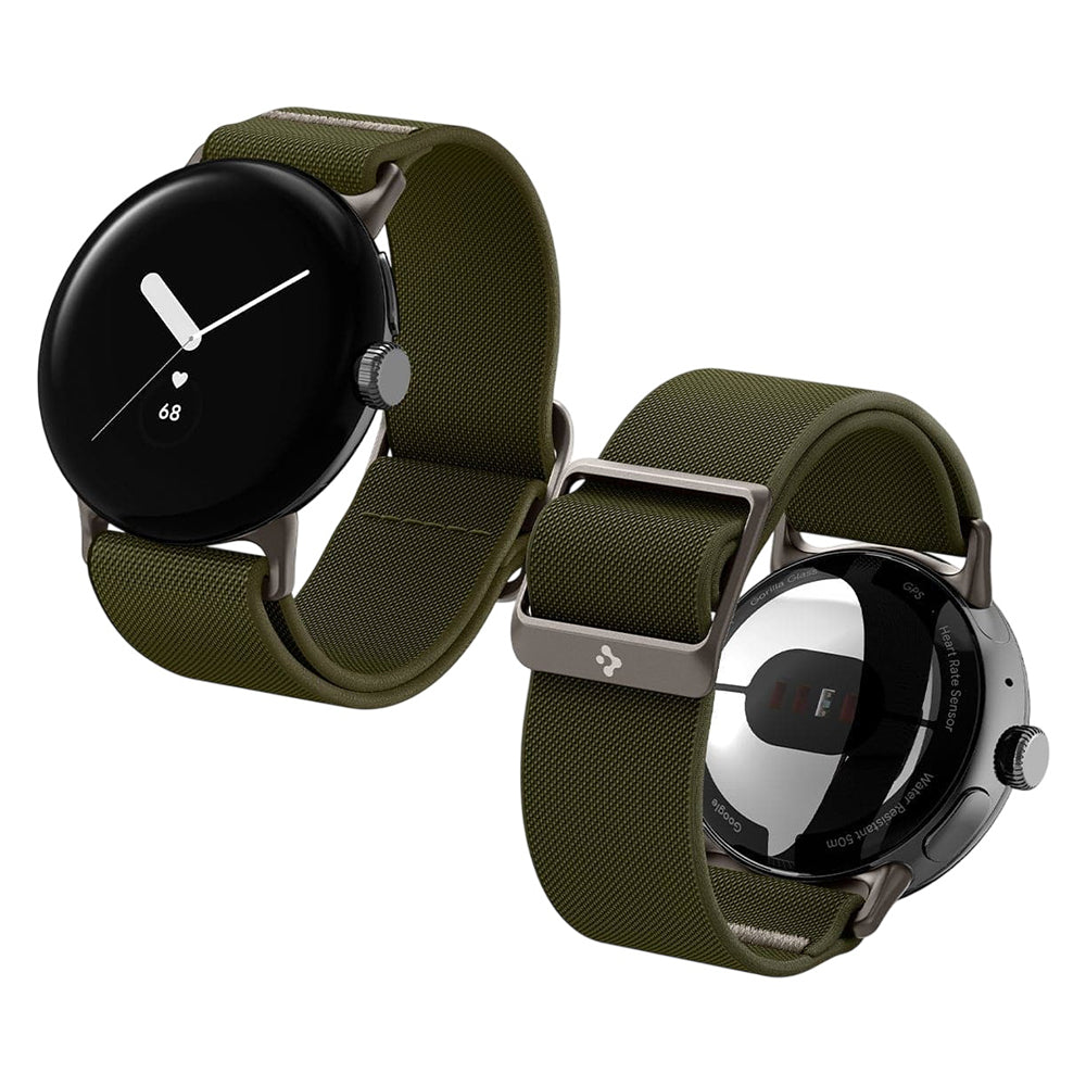 Spigen Lite Fit rem til Google Pixel Watch 41mm Series, Khaki AMP07608
