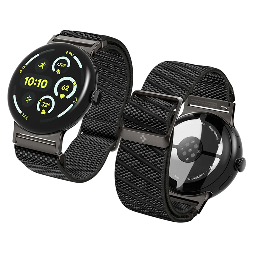 Spigen Lite Fit X rem til Google Pixel Watch 4 41mm / Watch 3 41mm / Watch 2 / Watch, Sort AMP11420