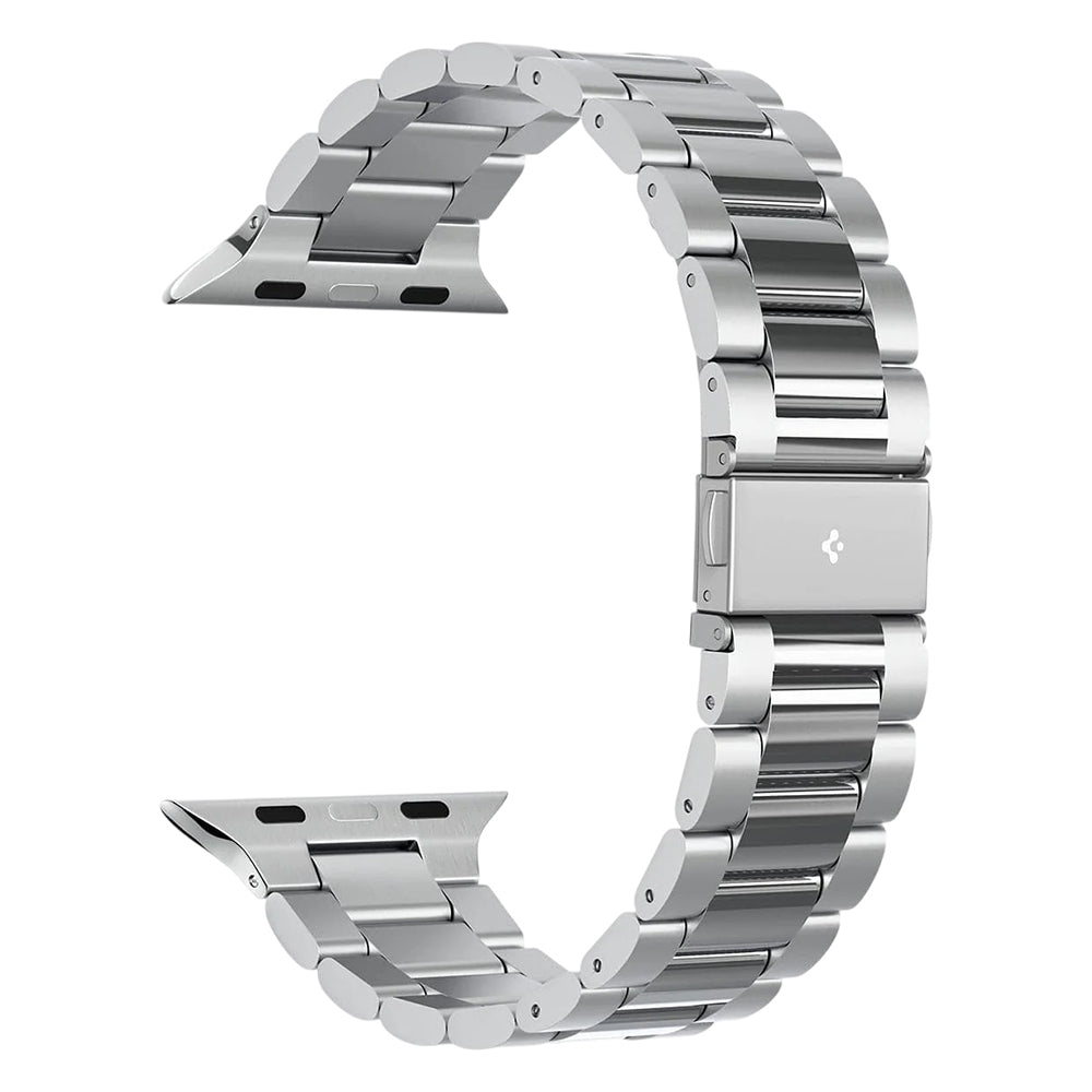Spigen Modern Fit 316L rem til Apple Watch 49mm / 46mm / 45mm / 44mm / 42mm-serien, Sølv AMP06356