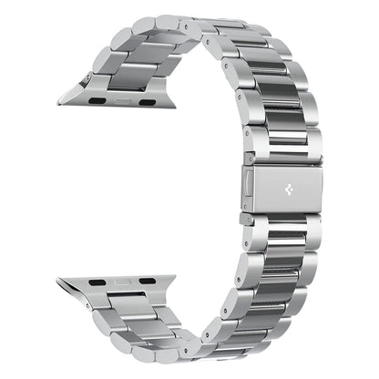 Spigen Modern Fit 316L rem til Apple Watch 49mm / 46mm / 45mm / 44mm / 42mm-serien, Sølv AMP06356