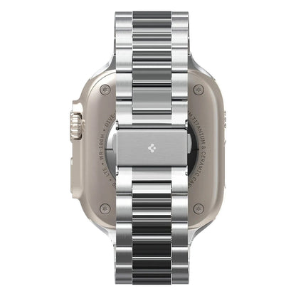 Spigen Modern Fit 316L rem til Apple Watch 49mm / 46mm / 45mm / 44mm / 42mm-serien, Sølv AMP06356