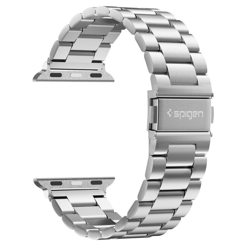 Spigen Modern Fit rem til Apple Watch 49mm / 46mm / 45mm / 44mm / 42mm serien, Sølv 062MP25404