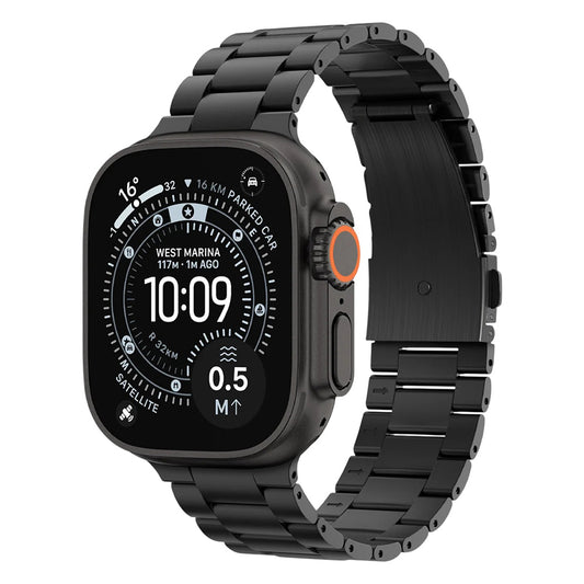Spigen Modern Fit rem til Apple Watch 49mm / 46mm / 45mm / 44mm / 42mm-serien, sort AMP11577