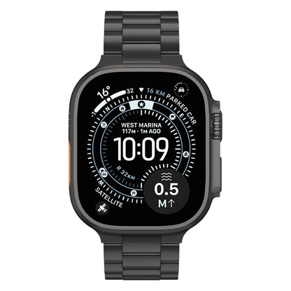 Spigen Modern Fit rem til Apple Watch 49mm / 46mm / 45mm / 44mm / 42mm-serien, sort AMP11577
