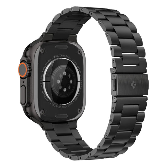 Spigen Modern Fit rem til Apple Watch 49mm / 46mm / 45mm / 44mm / 42mm-serien, sort AMP11577