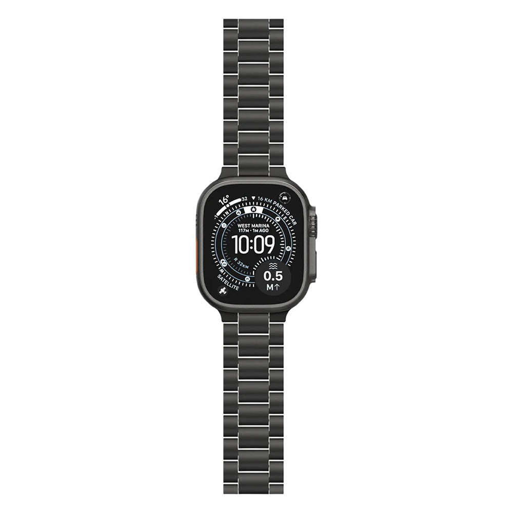 Spigen Modern Fit rem til Apple Watch 49mm / 46mm / 45mm / 44mm / 42mm-serien, sort AMP11577