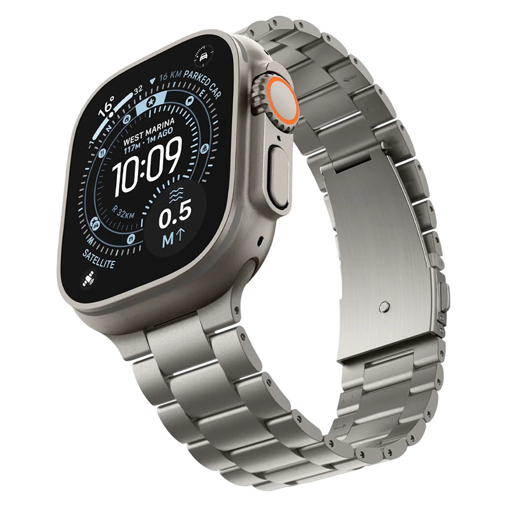 Spigen Modern Fit Titanium-rem til Apple Watch 49 mm / 46 mm / 45 mm / 44 mm-serien, grå AMP09105