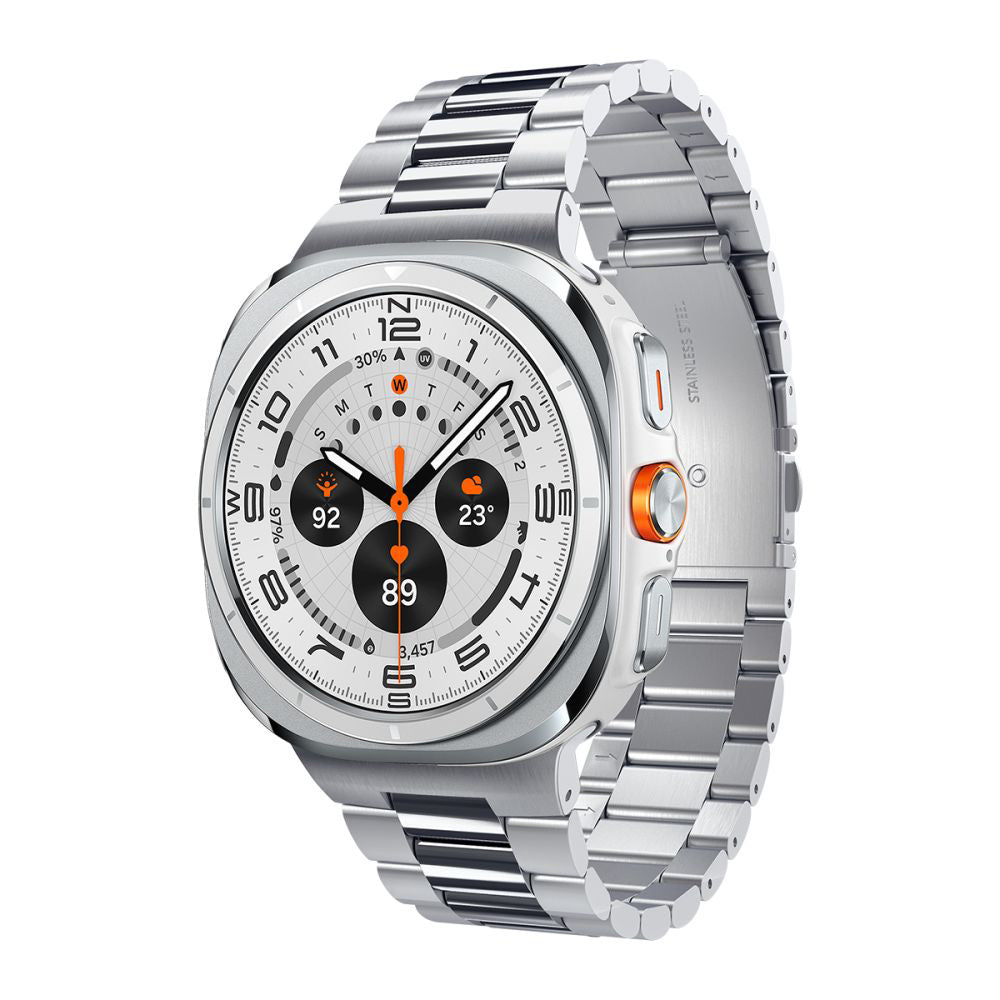 Spigen Modern Fit rem til Samsung Galaxy Watch Ultra Series, Sølv AMP08823
