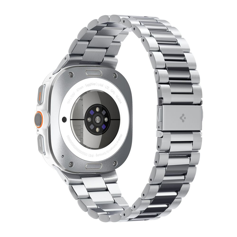 Spigen Modern Fit rem til Samsung Galaxy Watch Ultra Series, Sølv AMP08823