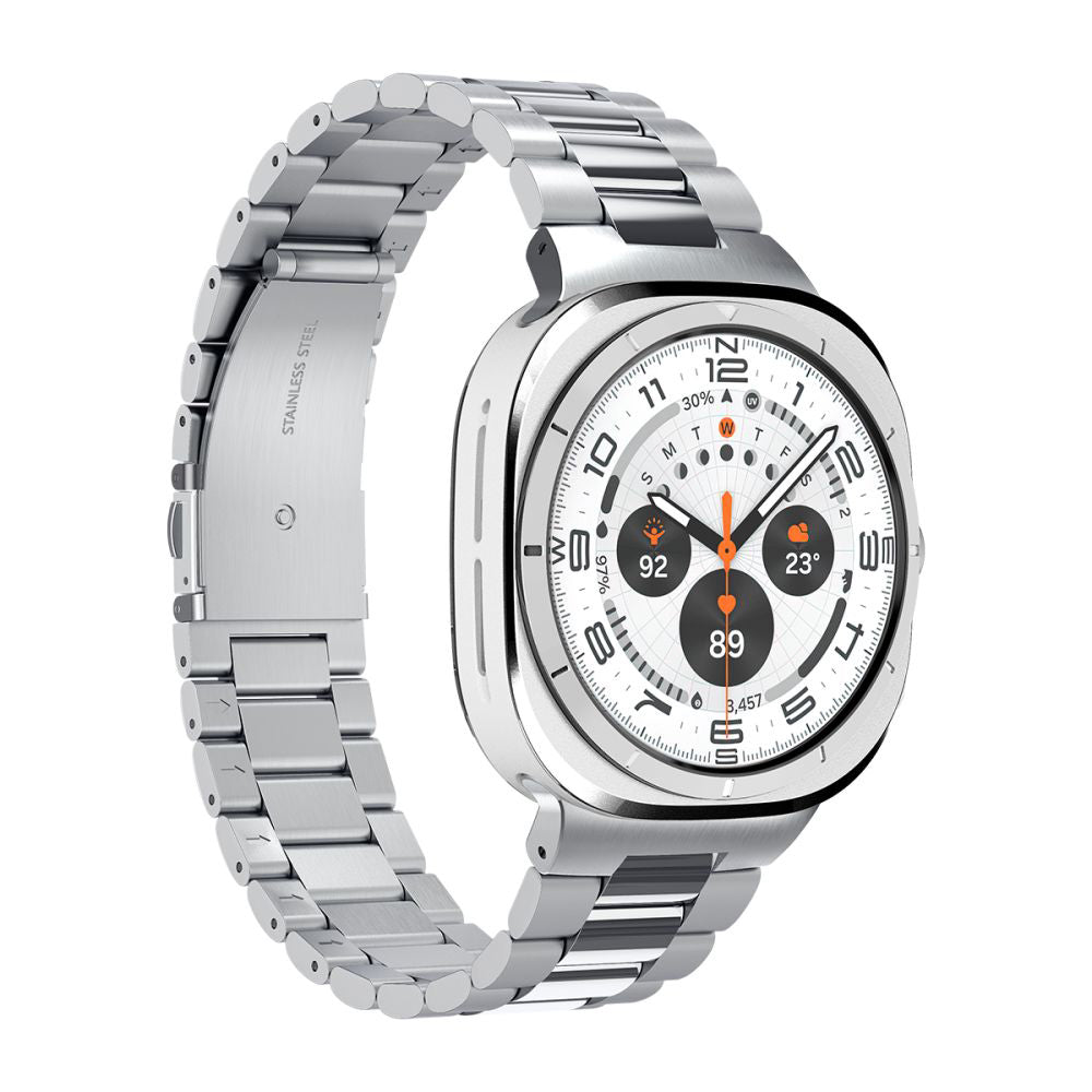 Spigen Modern Fit rem til Samsung Galaxy Watch Ultra Series, Sølv AMP08823