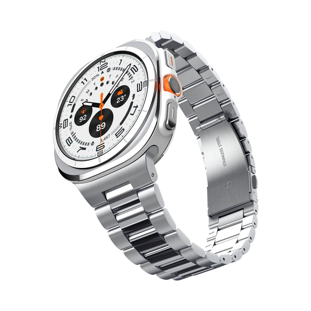 Spigen Modern Fit rem til Samsung Galaxy Watch Ultra Series, Sølv AMP08823