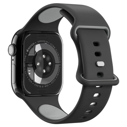Spigen Nano Pop rem til Apple Watch 42mm / 41mm / 40mm / 38mm serien, Sort