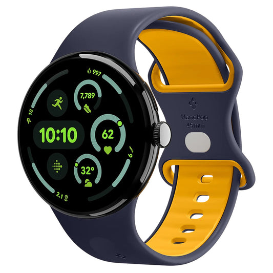 Spigen Nano Pop rem til Google Pixel Watch 45mm-serien, Marineblå AMP09490