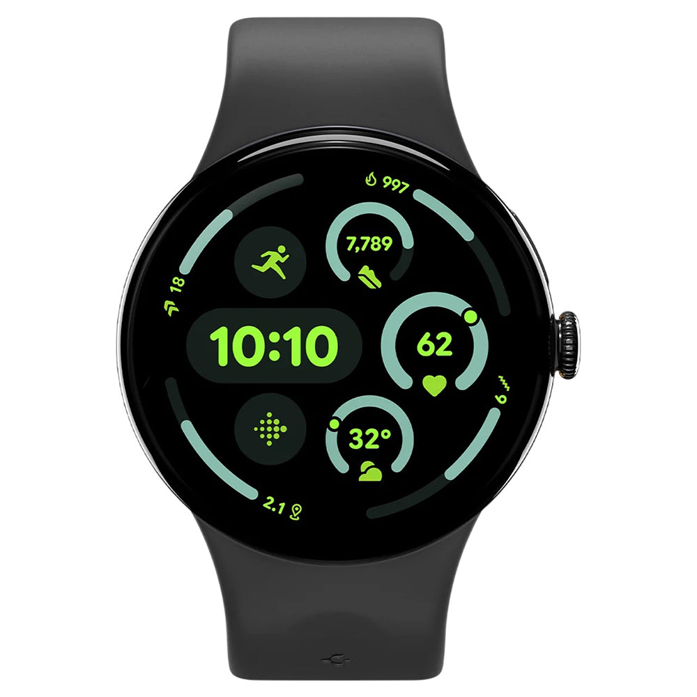 Spigen Nano Pop rem til Google Pixel Watch 45mm Series, Sort AMP09491