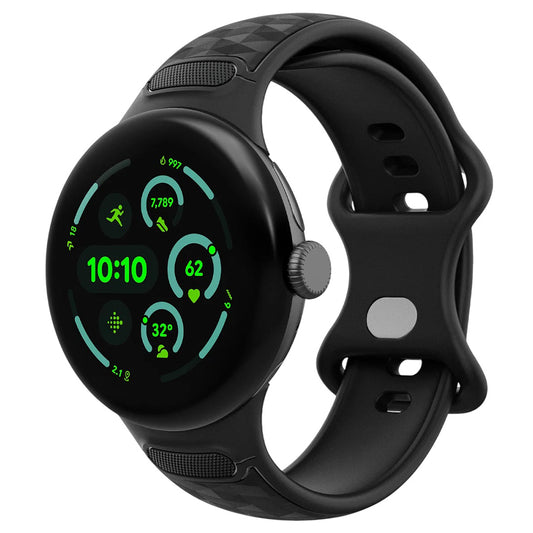 Spigen Parallax rem til Google Pixel Watch 45mm Series, Mat sort AMP10192