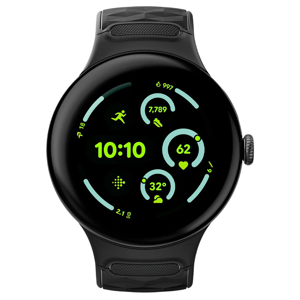 Spigen Parallax rem til Google Pixel Watch 45mm Series, Mat sort AMP10192