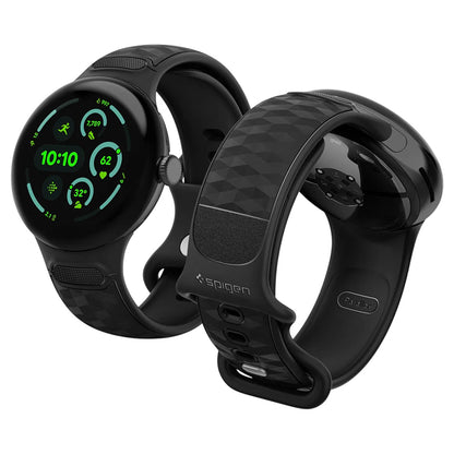 Spigen Parallax rem til Google Pixel Watch 45mm Series, Mat sort AMP10192