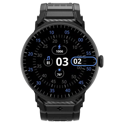 Spigen Rugged rem til Google Pixel Watch 41mm Series, Sort AMP07556