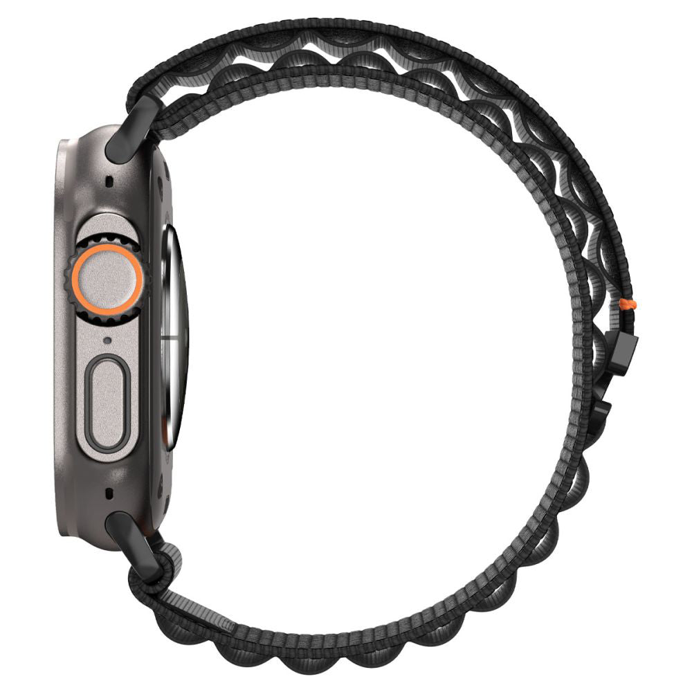 Spigen WBF1 rem til Apple Watch 49mm / 46mm / 45mm / 44mm serien, Sort