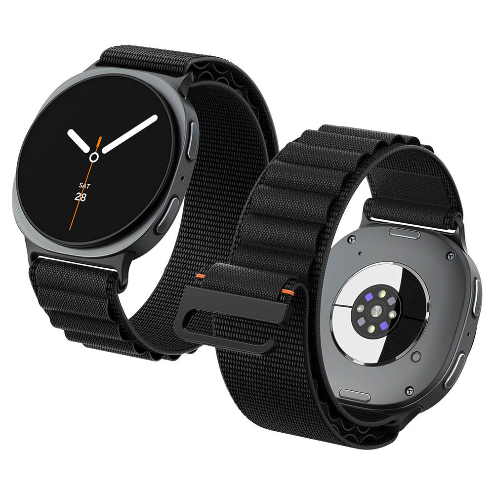 Spigen WBF1 rem til Samsung Galaxy Watch9 / Watch8 / Watch8 Classic-serien, Sort AMP11607