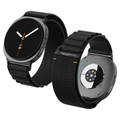Spigen WBF1 rem til Samsung Galaxy Watch9 / Watch8 / Watch8 Classic-serien, Sort AMP11607