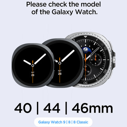 Spigen WBF1 rem til Samsung Galaxy Watch9 / Watch8 / Watch8 Classic-serien, Sort AMP11607