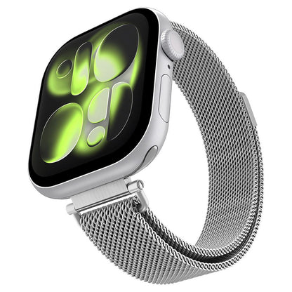 Spigen WBM4 rem til Apple Watch 42mm / 41mm / 40mm Series, Sølv AMP10498