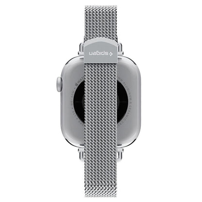 Spigen WBM4 rem til Apple Watch 42mm / 41mm / 40mm Series, Sølv AMP10498