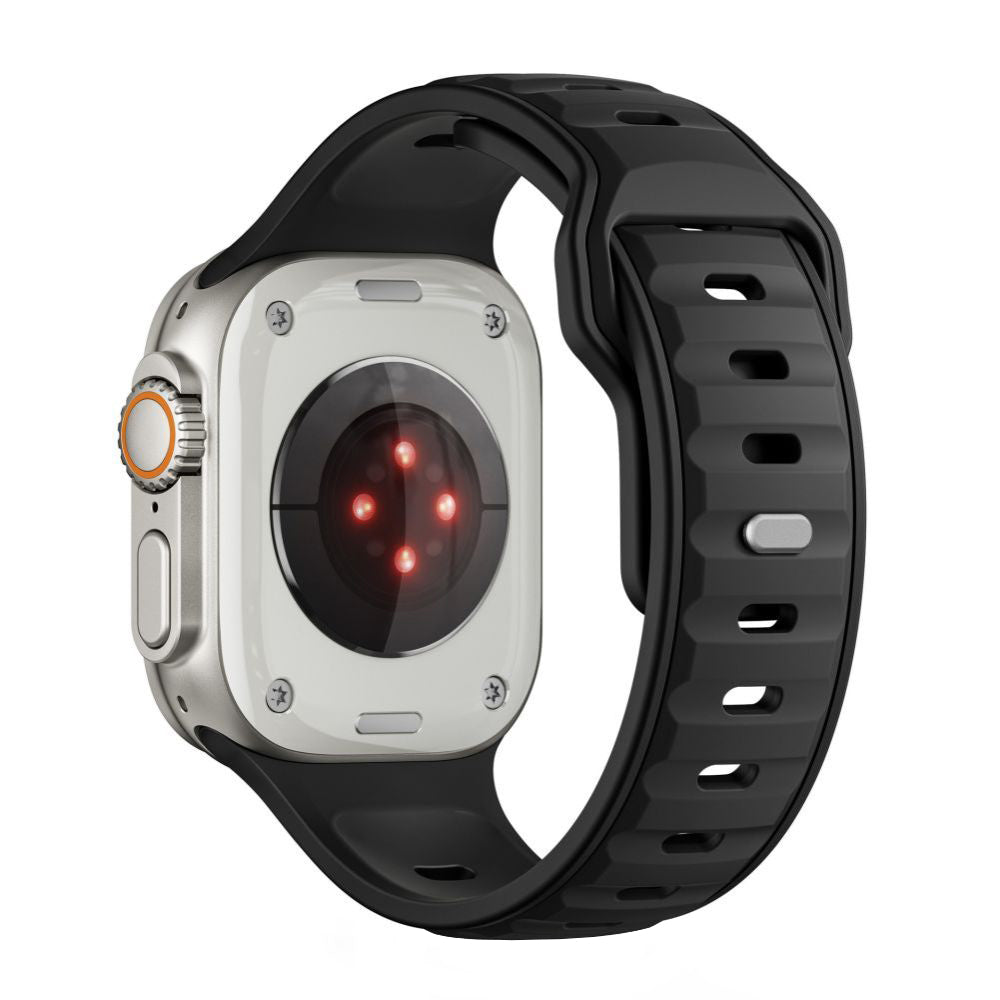 Tech-Protect Iconband Line rem til Apple Watch 49mm / 46mm / 45mm / 44mm serien, Sort