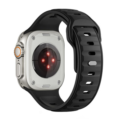 Tech-Protect Iconband Line rem til Apple Watch 49mm / 46mm / 45mm / 44mm serien, Sort