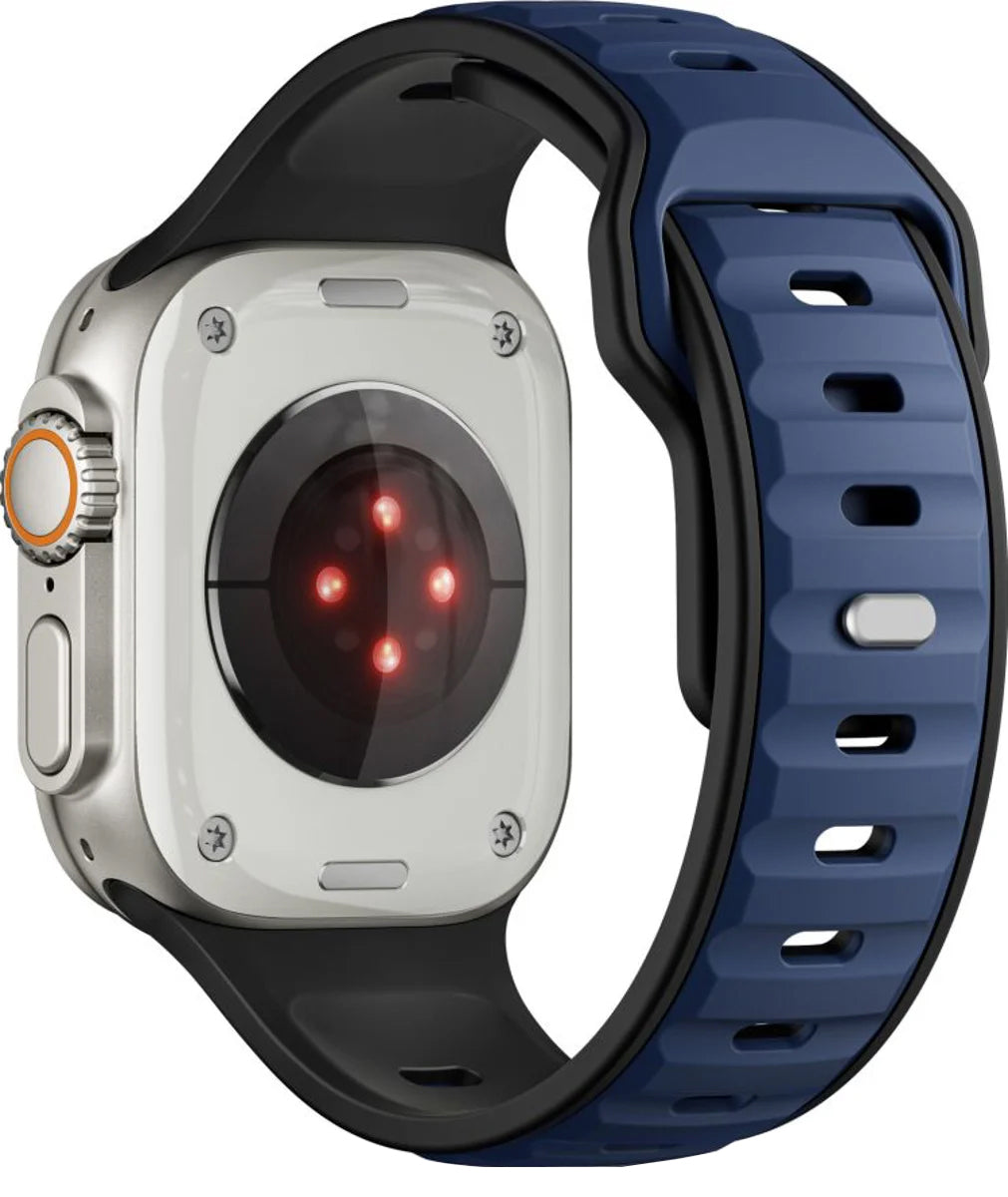 Tech-Protect Iconband Line rem til Apple Watch 49mm / 46mm / 45mm / 44mm serien, Marineblå