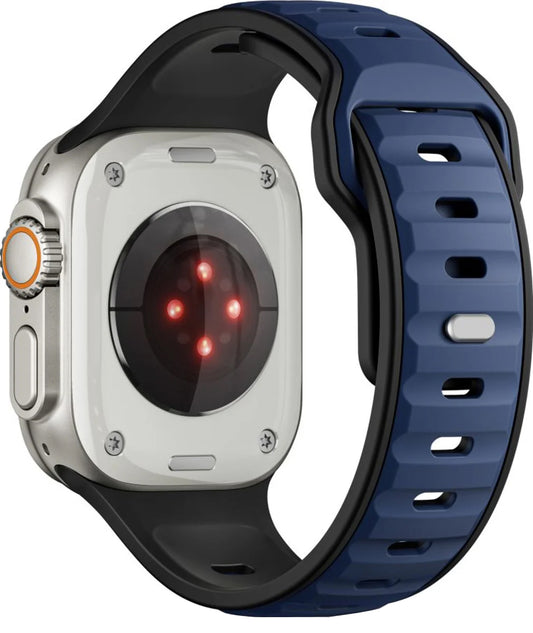 Tech-Protect Iconband Line rem til Apple Watch 49mm / 46mm / 45mm / 44mm serien, Marineblå