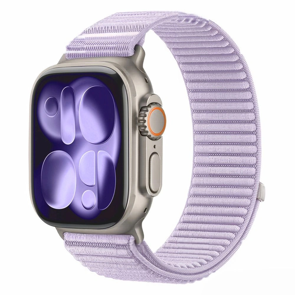 Tech-Protect NylonLoop Strap for Apple Watch 49mm / 46mm / 45mm / 44mm Series, Purple