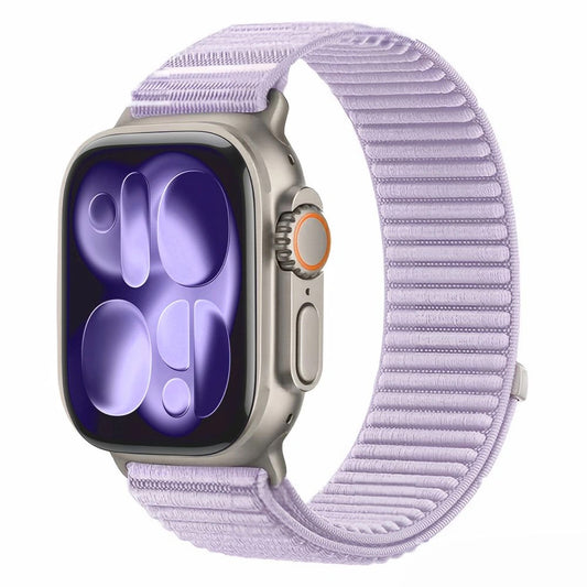 Tech-Protect NylonLoop-rem til Apple Watch 49 mm / 46 mm / 45 mm / 44 mm-serien, lilla