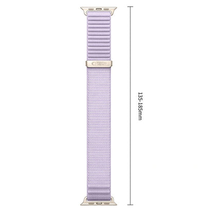 Tech-Protect NylonLoop Strap for Apple Watch 49mm / 46mm / 45mm / 44mm Series, Purple