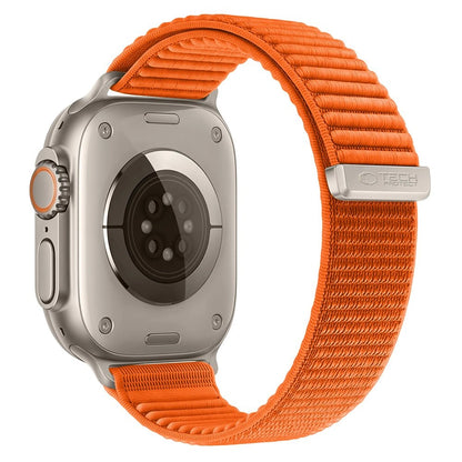 Tech-Protect NylonLoop Strap for Apple Watch 49mm / 46mm / 45mm / 44mm Series, Orange