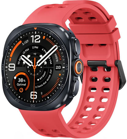 Tech-Protect Silicone Air-rem til Samsung Galaxy Watch9 / Watch8 / Watch8 Classic Series, Rød