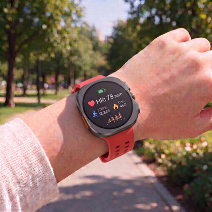 Tech-Protect Silicone Air-rem til Samsung Galaxy Watch9 / Watch8 / Watch8 Classic Series, Rød