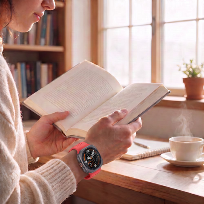 Tech-Protect Silicone Air-rem til Samsung Galaxy Watch9 / Watch8 / Watch8 Classic Series, Rød