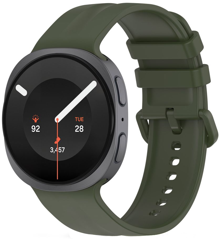 Tech-Protect Silicone Evo rem til Samsung Galaxy Watch9 / Watch8 / Watch8 Classic Series, Grøn