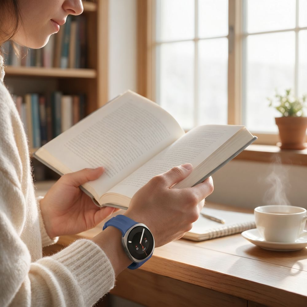 Tech-Protect Silicone Evo rem til Samsung Galaxy Watch9 / Watch8 / Watch8 Classic Series, Mørkeblå