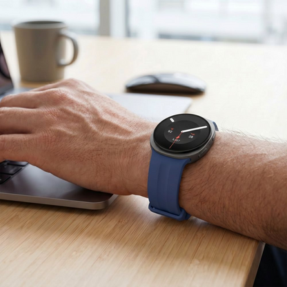 Tech-Protect Silicone Evo rem til Samsung Galaxy Watch9 / Watch8 / Watch8 Classic Series, Mørkeblå