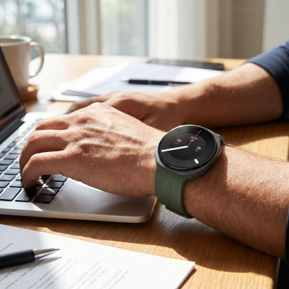 Tech-Protect Silicone Evo rem til Samsung Galaxy Watch9 / Watch8 / Watch8 Classic Series, Grøn