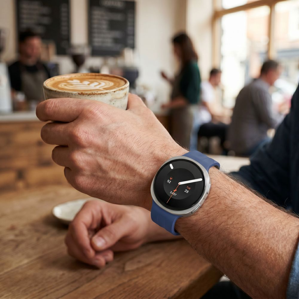 Tech-Protect Silicone Evo rem til Samsung Galaxy Watch9 / Watch8 / Watch8 Classic Series, Mørkeblå